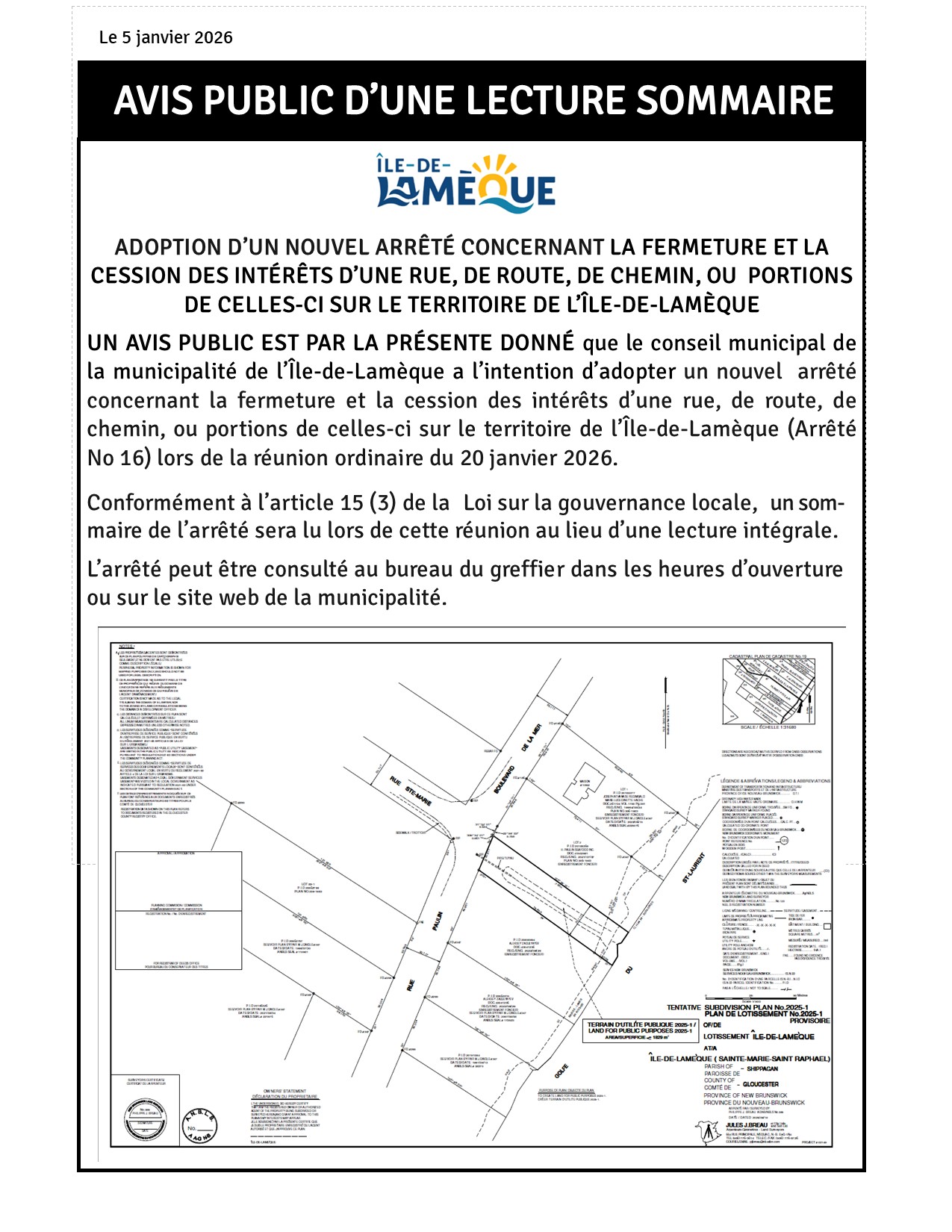 Avis-public-lecture-sommaire-Arrete-No-16