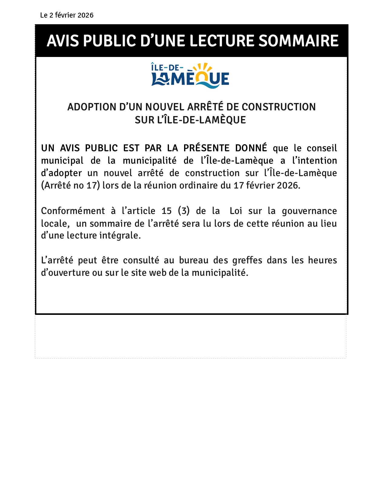 Avis-public-lecture-sommaire-Arrete-No-17-005